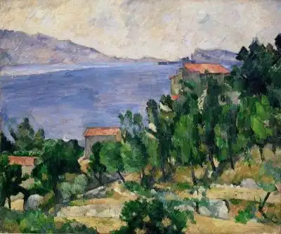 Cézanne, Paul: Pohled na Mount Marseilleveyre a Isle of Maire